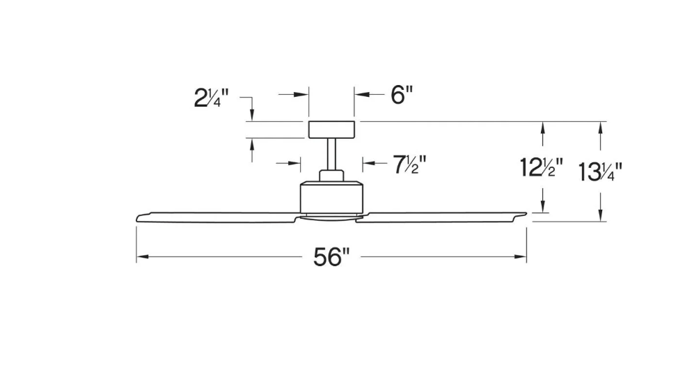 Hinkley Indy 56" Ceiling Fan