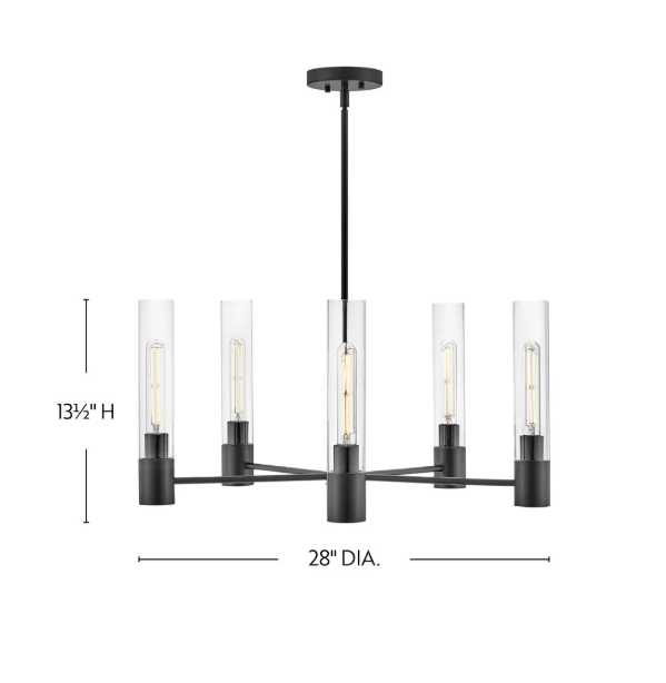 Lark Shea Medium Single Tier Chandelier