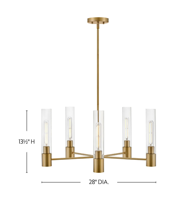 Lark Shea Medium Single Tier Chandelier