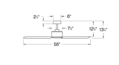 Hinkley Indy 56" Ceiling Fan